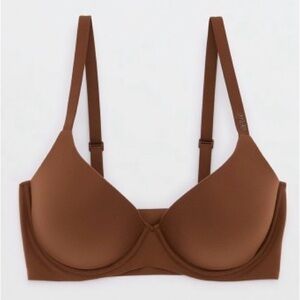 Aerie SMOOTHIEZ Brown Inspiration Pull On Push Up Bra
